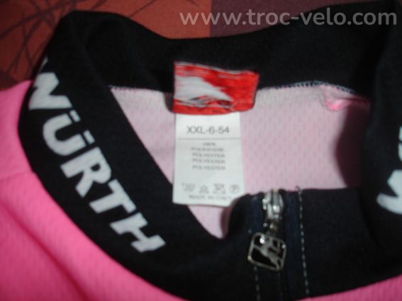 Maillot été ONCE Rose 100ans du Tour GIORDANA XXL - 2