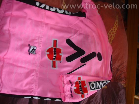 Maillot été ONCE Rose 100ans du Tour GIORDANA XXL - 4