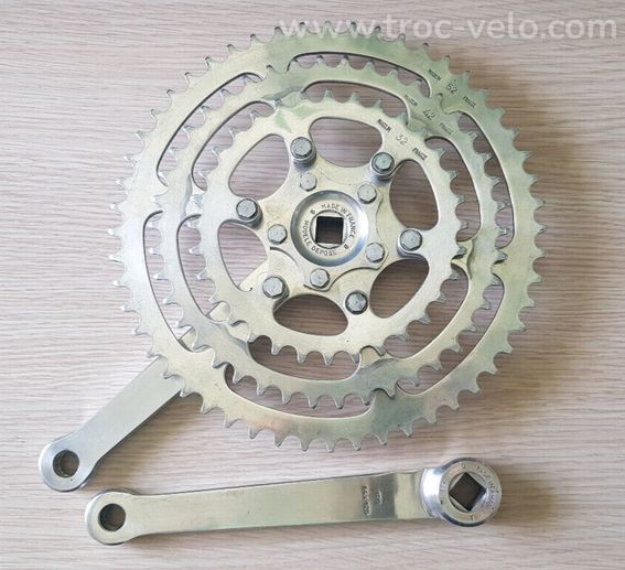 Pedalier triple STRONGLIGHT COURONNES TA SPECIALITES vélo RANDONNEUSE - 5