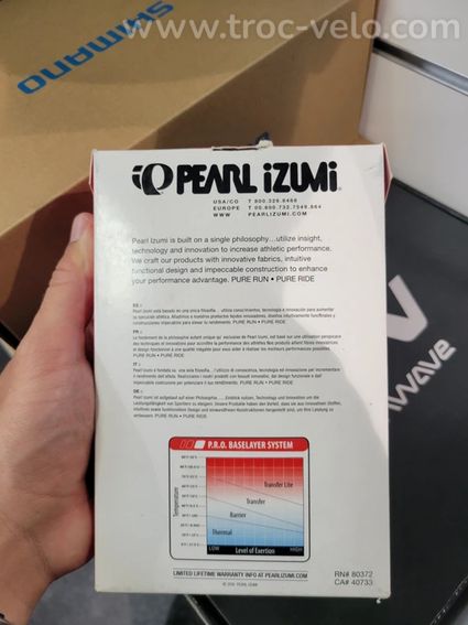Maillots de vélo blancs Pearl Izumi - 5