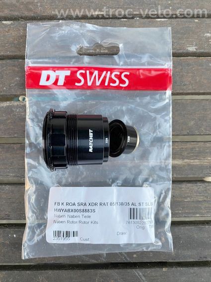 Corps de roue libre DT Swiss Ratchet XDR 130/135 9mm blocage rapide