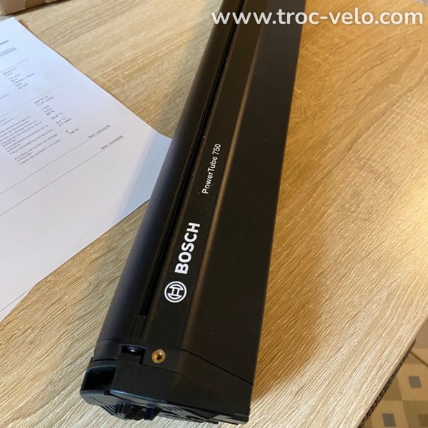 Batterie vélo Bosch Verticale Powertube 750 - 97% capacité de charge - 2