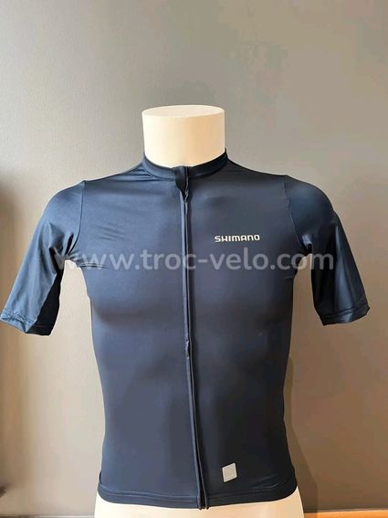 Maillot Cyclisme Shimano Homme - Noir - 1/4 Zip - Taille L - Neuf Sans étiquette