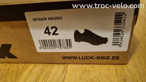 CHAUSSURE VTT LUCK Spider Wide Last Black 2022 - 3