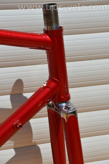 Cadre et fourche de vélo de course vintage Colnago Super, tubes Columbus SL - 3
