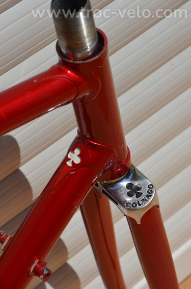 Cadre et fourche de vélo de course vintage Colnago Super, tubes Columbus SL - 9