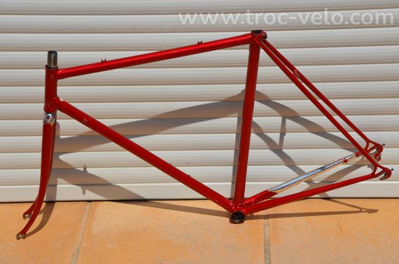 Cadre et fourche de vélo de course vintage Colnago Super, tubes Columbus SL - 10
