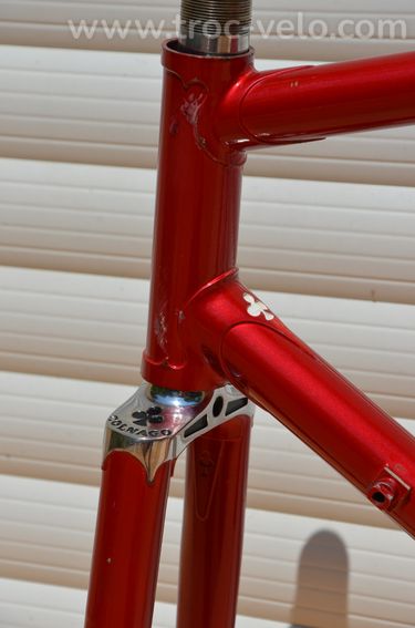 Cadre et fourche de vélo de course vintage Colnago Super, tubes Columbus SL - 12