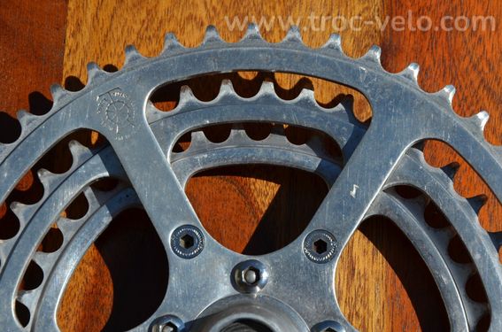 Pédalier triple Spécialité TA 50-42-36 170mm 14x125 Eroica Randonneuse - 3