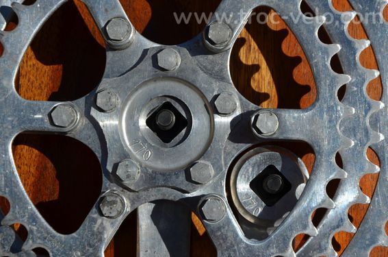 Pédalier triple Spécialité TA 50-42-36 170mm 14x125 Eroica Randonneuse - 6