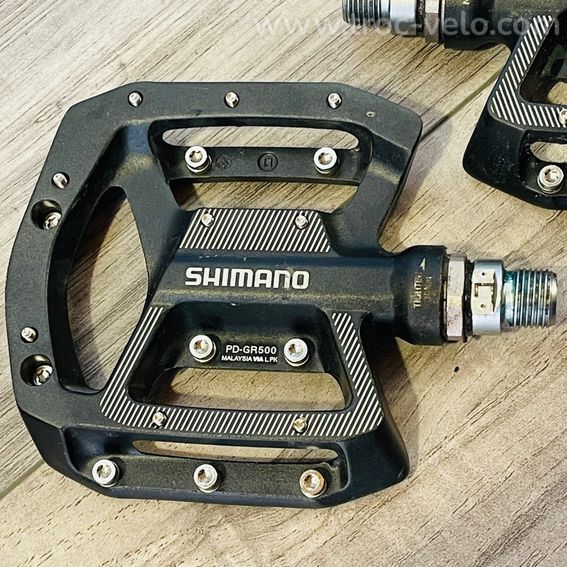 Pédales plates Shimano PD-GR500, 9/16
