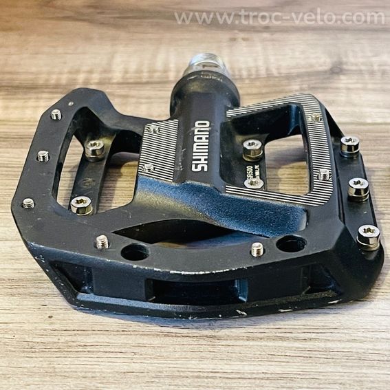 Pédales plates Shimano PD-GR500, 9/16 - 6
