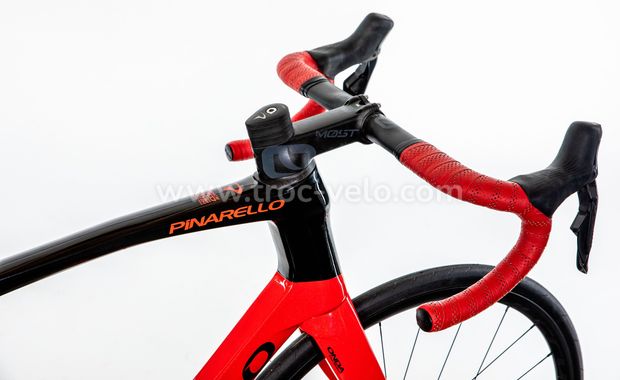 Pinarello Prince T700 Shimano Ultégra DI2 12V Rouge/Noir Brillant 2022 - 4