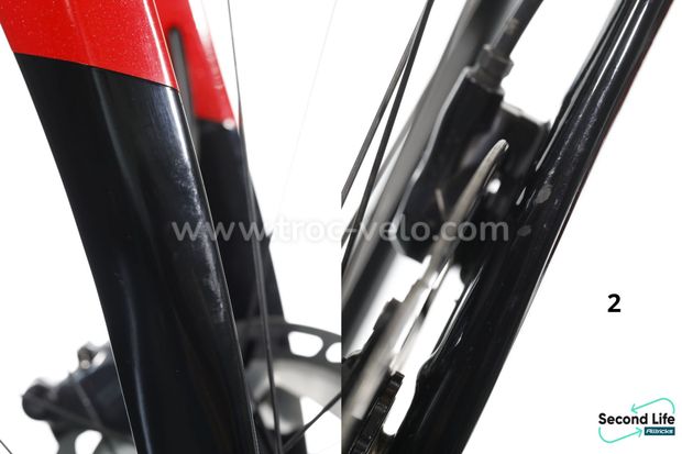 Pinarello Prince T700 Shimano Ultégra DI2 12V Rouge/Noir Brillant 2022 - 7