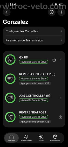 Dérailleur + manette GX Axs - 4