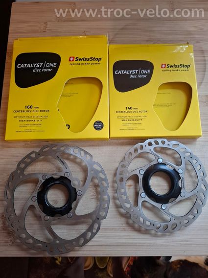 Disques SwisStop Catalyst 140/160 Centerlock NEUFS