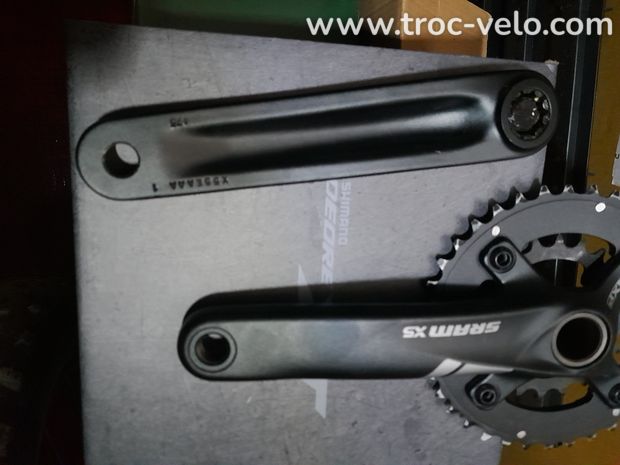 Pedalier sram x5 fat bike 100mm 2x10 - 3