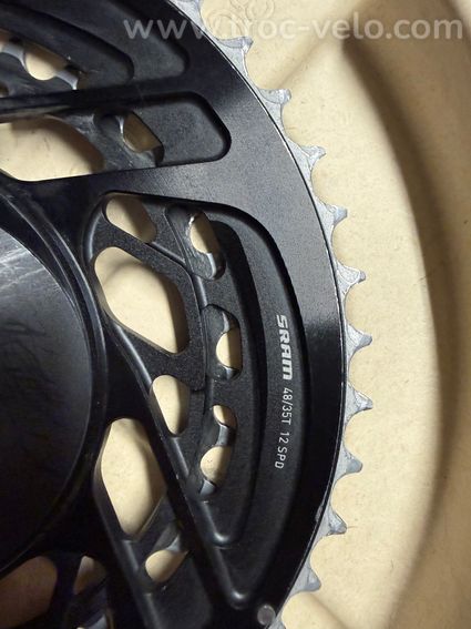 Plateaux SRAM FORCE AXS 48/35 – 12 vitesses capteur puissance  - 5
