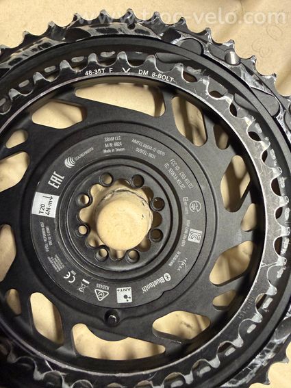 Plateaux SRAM FORCE AXS 48/35 – 12 vitesses capteur puissance  - 6