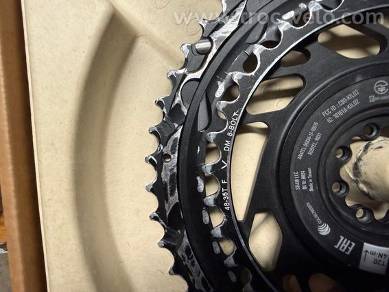 Plateaux SRAM FORCE AXS 48/35 – 12 vitesses capteur puissance  - 9