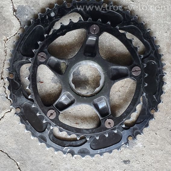 Double Plateaux Specialized S-Works avec étoile carbone 130 10/11vitesses 53/39  - 2