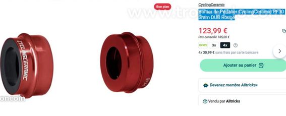 boîtier de pédalier Cycling Ceramic PF30  SRAM DUB - 2