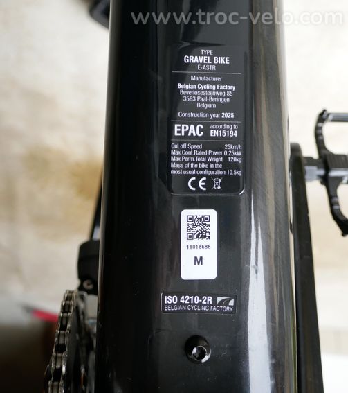 VAE gravel / route RIDLEY Astr-E taille M - 12