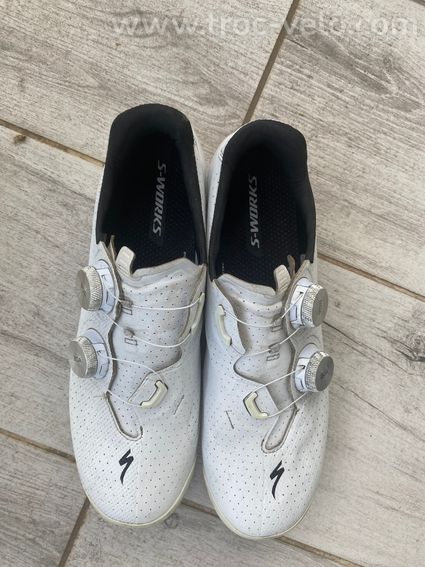 Chaussures de vélo s-works torch blanc taille 42,5 - 2