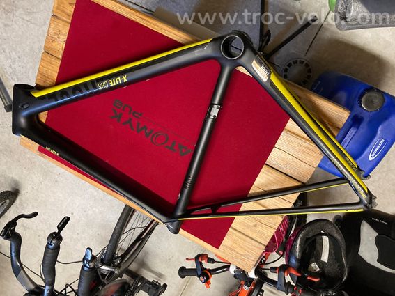 Cadre à réparer carbone rose bikes x lite CRS  - 3