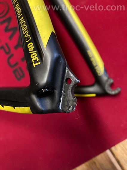 Cadre à réparer carbone rose bikes x lite CRS  - 5