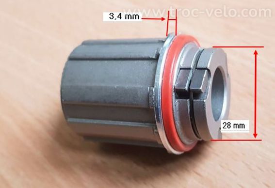 Corps de roue libre NOVATEC Compatible Shimano / SRAM 8-10V - 3
