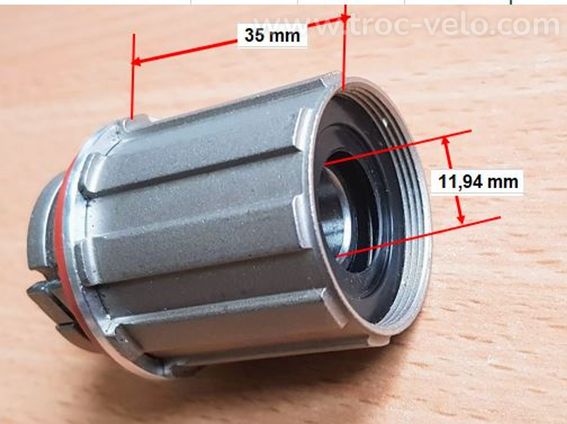 Corps de roue libre NOVATEC Compatible Shimano / SRAM 8-10V - 4