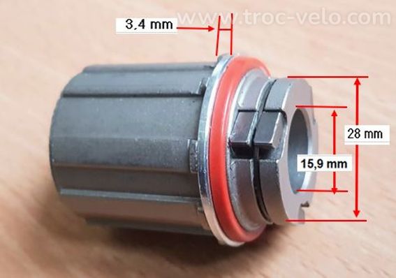 Corps de roue libre NOVATEC Compatible Shimano / SRAM 8-10V - 5