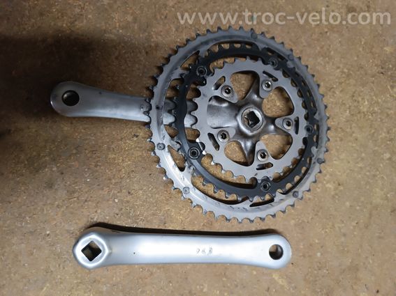 Pédalier Campagnolo Mirage 3 Plateaux Manivelles 170 - 2
