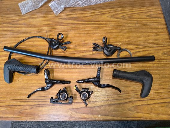 Ensemble Cintre plat , shifter, levrier frein