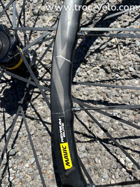 Paire de roues Mavic Ksyrium Elite UST - 2