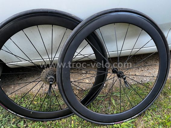 Paire de roues carbone patin CSC