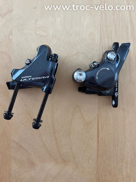 Etriers freins disque Shimano Ultegra avant et arrière BR-R8070 plaquettes incluses - 3