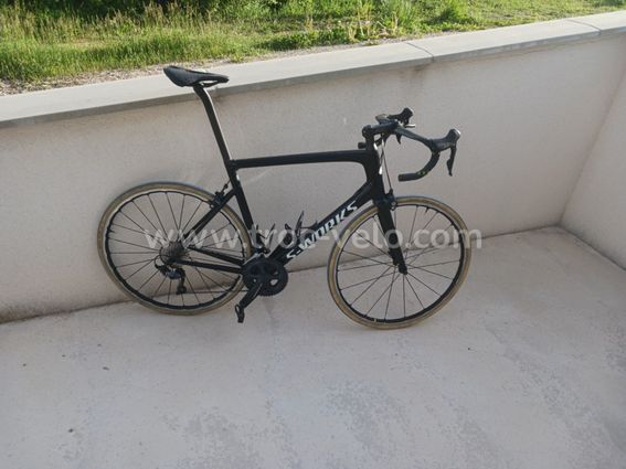 Specialized Tarmac Sl6 à patin T61 avec pédale capteur de puissance assioma uno