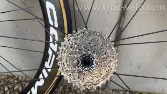 Paire de roues Corima Carbone 58 mm WS Black DX Tubular – Frein à disque - 4