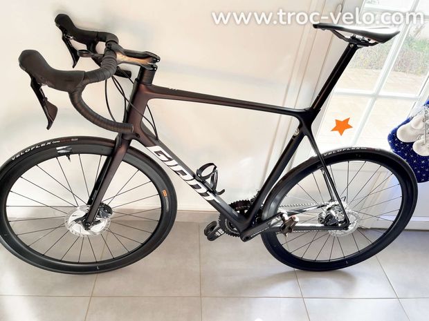 Giant TCR ADVANCED PRO 0 groupe ULTEGRA + roues SLR 1 carbones + capteur de puissance - 1