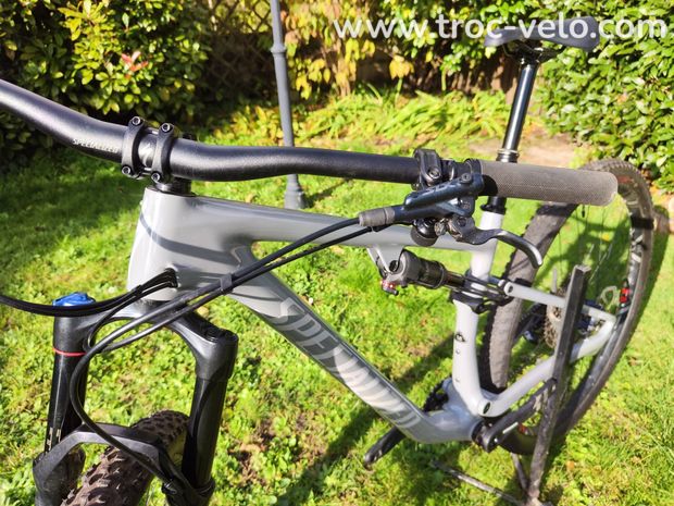 VTT Specialized Epic EVO 2022 upgradé taille M - Coloris gloss cool grey / dove grey - 5