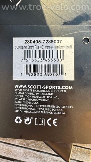 CASQUE SCOTT CENTRIC PLUS - 5