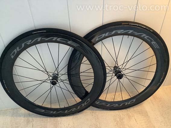 Roues dura ace C60 boyaux 9170 disc  - 2