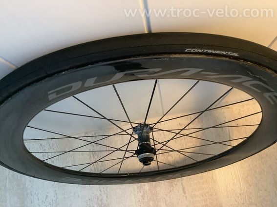 Roues dura ace C60 boyaux 9170 disc  - 8