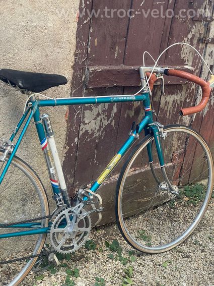 Vélo course vintage Jacques Anquetil - Cadre Reynolds 531 - Simplex / Mafac - 7