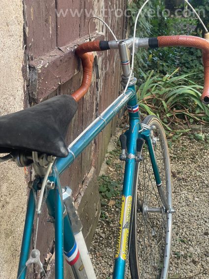 Vélo course vintage Jacques Anquetil - Cadre Reynolds 531 - Simplex / Mafac - 14