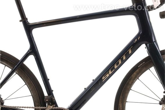 Produit Reconditionne Scott Addict 20 Di2 12v Bleu Velo De Route Tres Bon Etat - 2