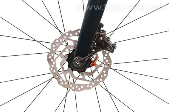 Produit Reconditionne Scott Addict 20 Di2 12v Bleu Velo De Route Tres Bon Etat - 7