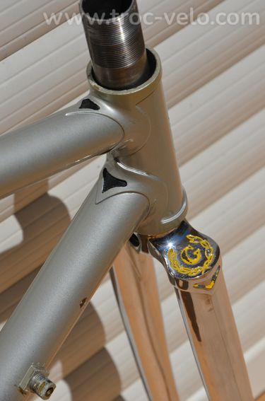 Cadre & fourche de vélo vintage Grandis Special Campione del Mondo, Columbus SL. - 11